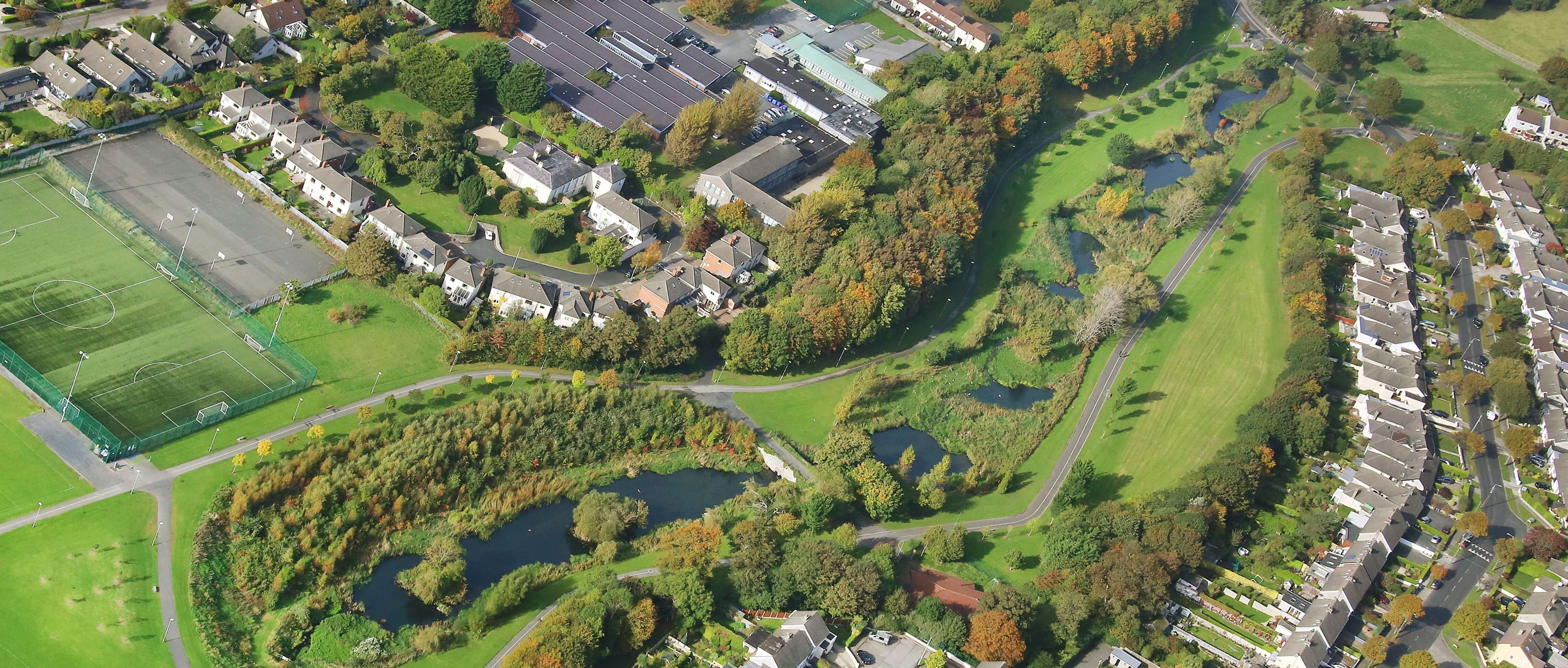 Image 1: Aerial view of Kilbogget Park
